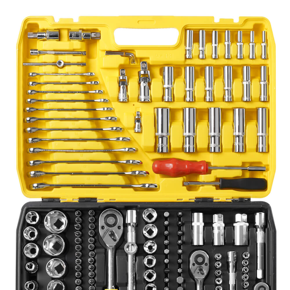 ชุดบ็อกซ์ DELTON รุ่น DKT-216PCS 1/4 , 3/8 , 1/2 นิ้ว แพ็ก 216 ชิ้น